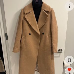 Club Monaco Daylina Camel Coat